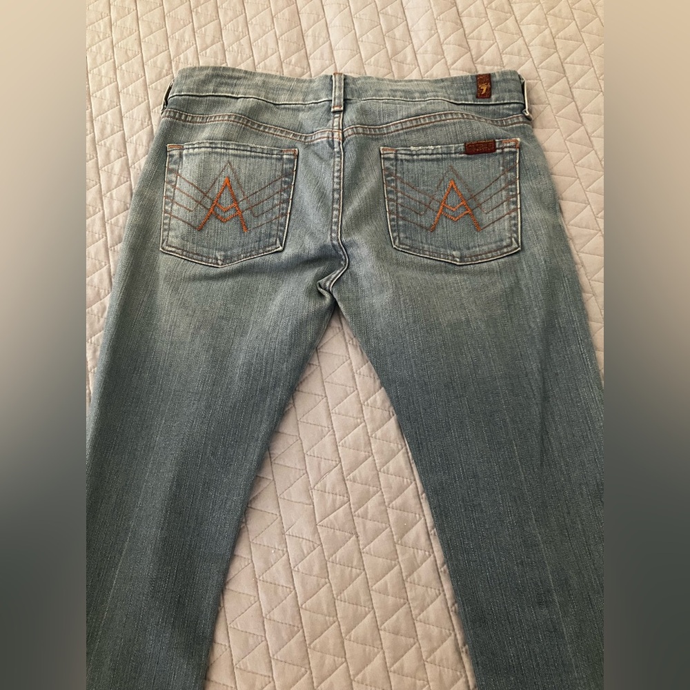 A-pocket Flare 7 For all Mankind Jeans. Early 2000’s